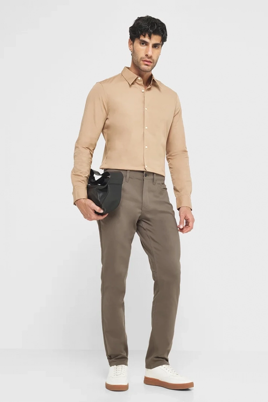 Calvin Klein Stretch 5Pkt Pant Erkek Kahverengi Pantolon LV040VM614-PDK