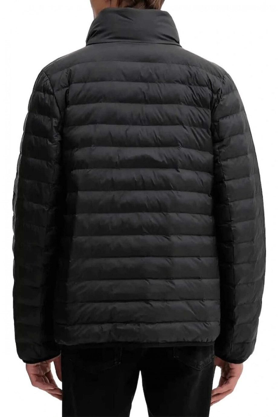Calvin Klein Uzun Kollu Hafif Naylon Kapitone Erkek  Mont  LV04LC506G-UB1