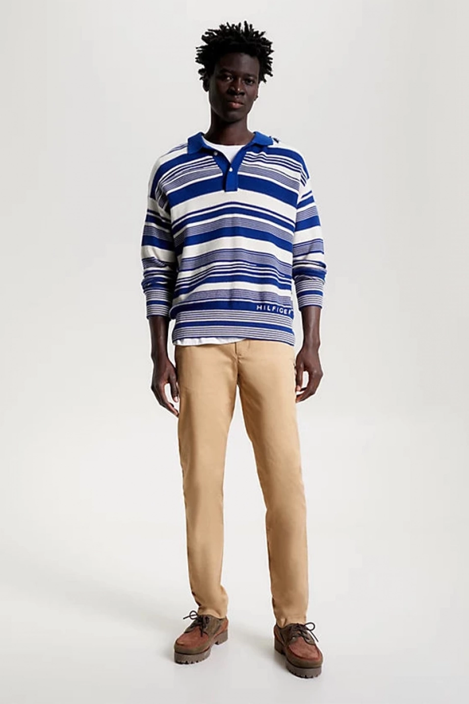 Tommy Hilfiger CHINO BLEECKER 1985 PIMA COTTON Erkek Bej Pantolon MW0MW26619RBL