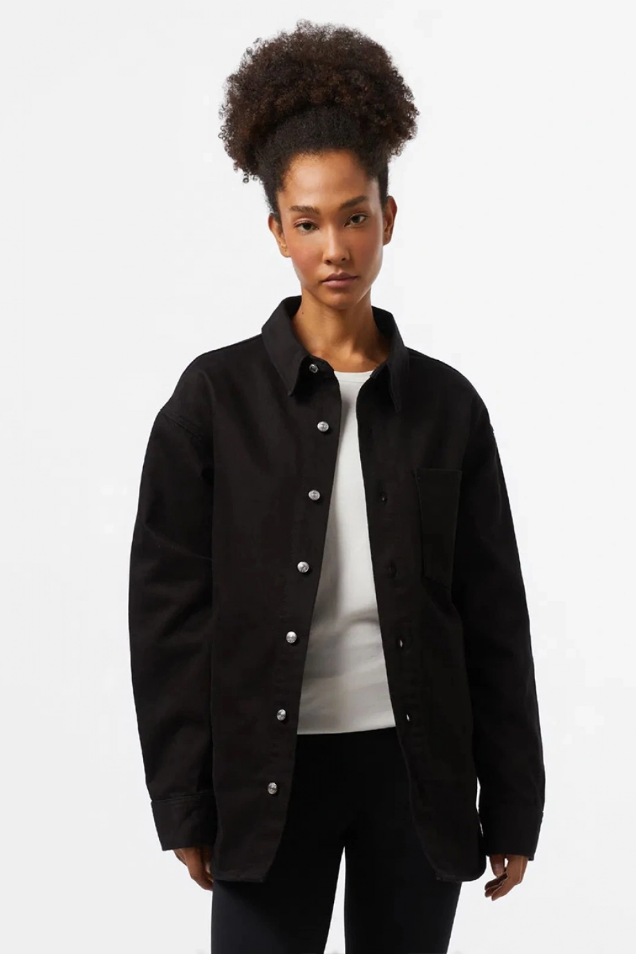 Calvin Klein DAD DENIM OVERSHIRT Kadın DENIM Gömlek J20J224381-1BY