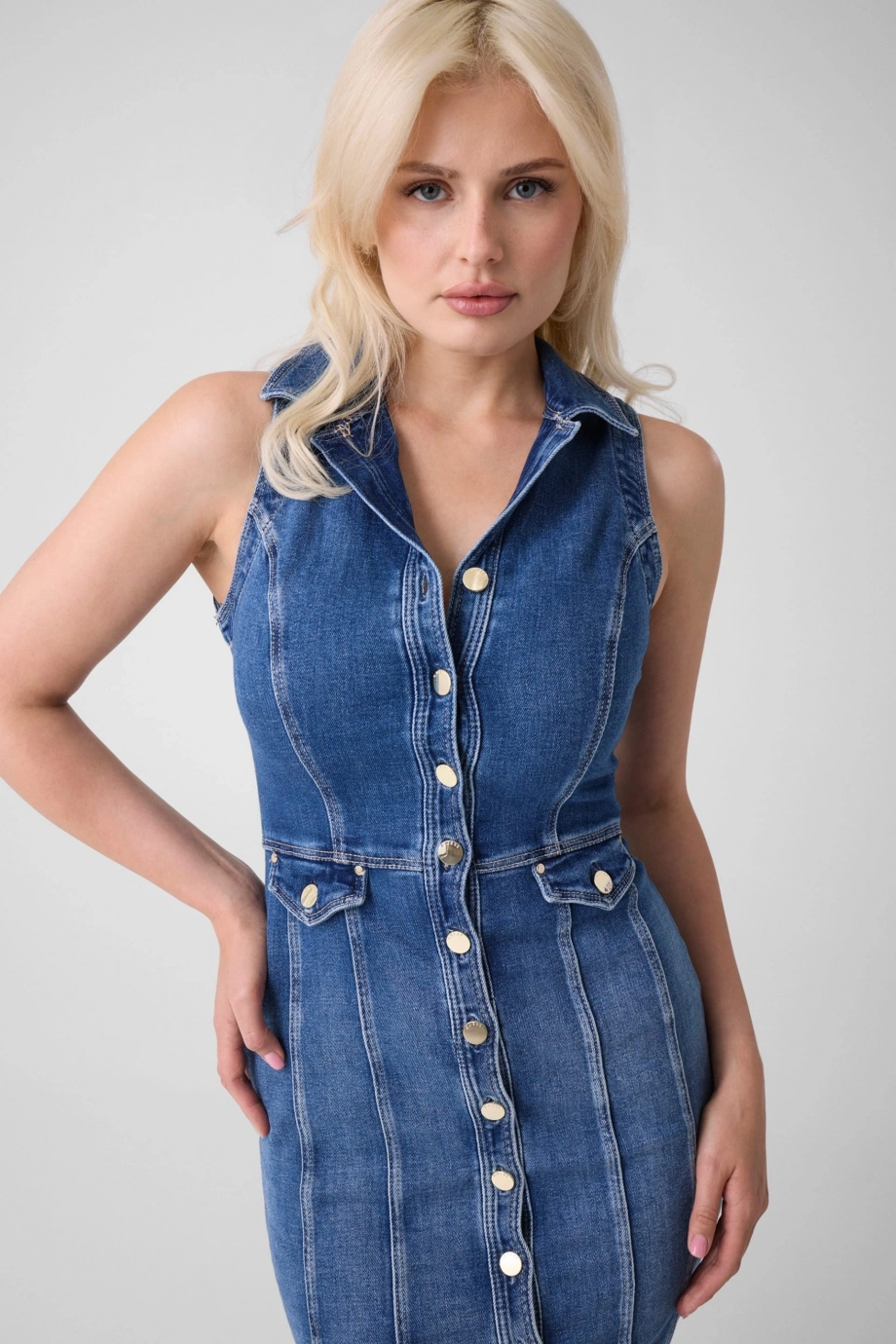 Destiny Kadın Denim Elbise