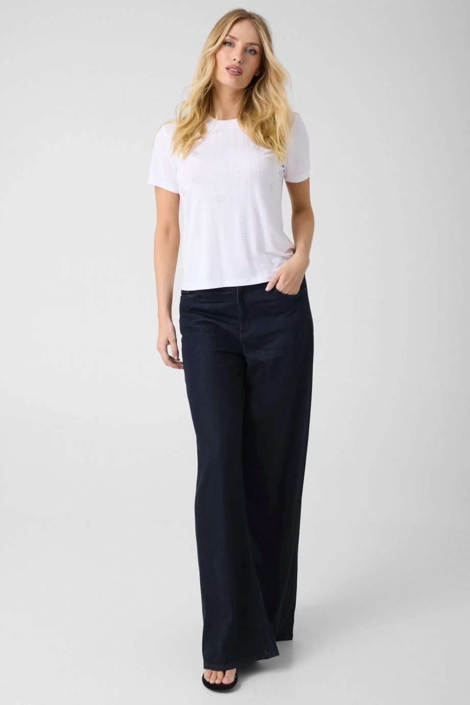 Diamond Kadın Modal Karışımlı Regular Fit T-Shirt