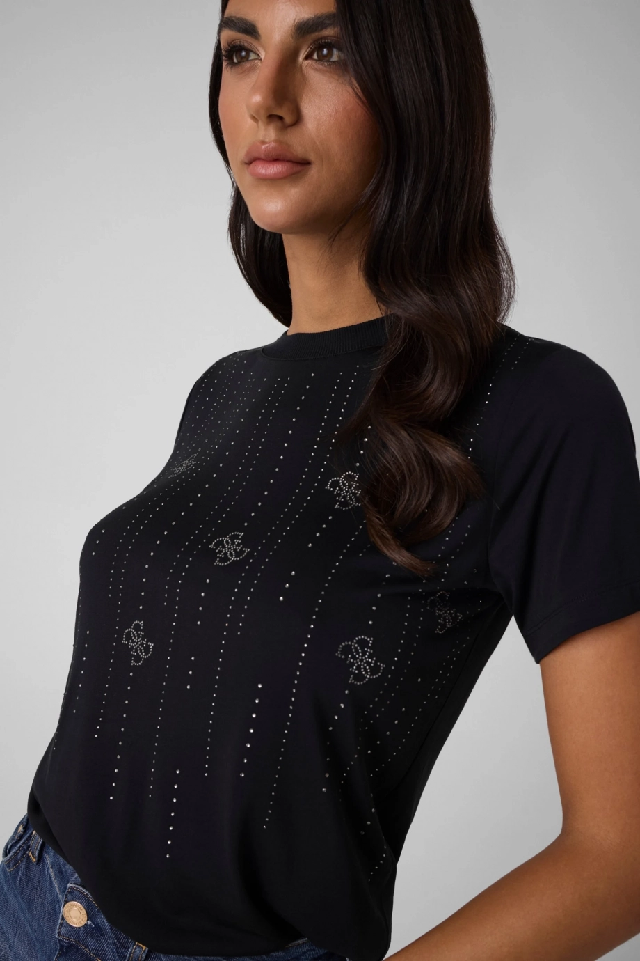 Diamond Kadın Modal Karışımlı Regular Fit T-Shirt