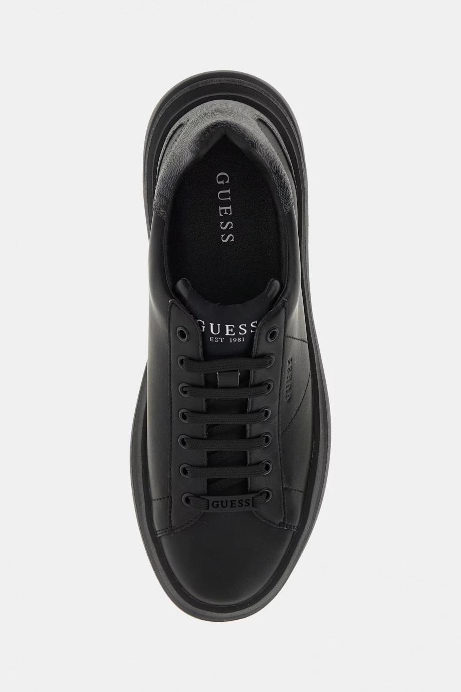 Guess Elba Erkek Siyah Deri Sneaker FMPVIBLEA12-BLACK
