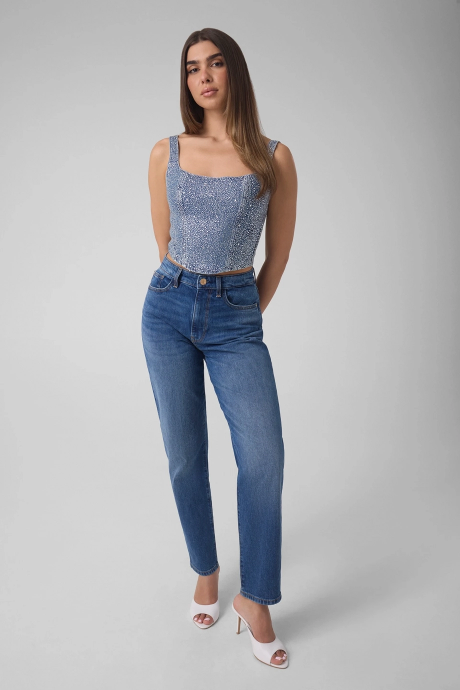 Gala Kadın Denim Büstiyer