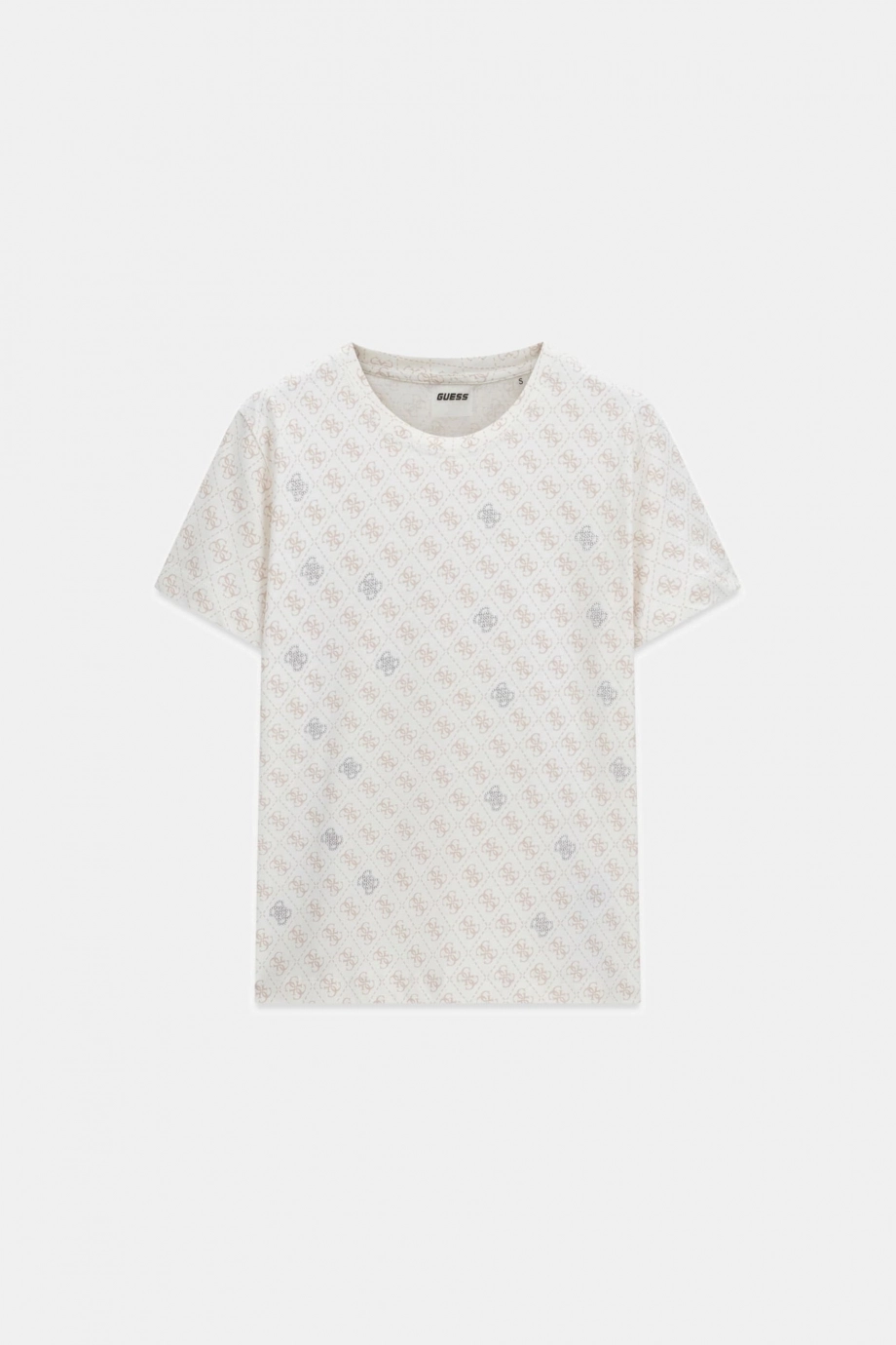 Guess 4G Baklava Desenli Zımbalı Kısa Kollu Kadın  T-shirt V5BI14I3Z14-PMRI