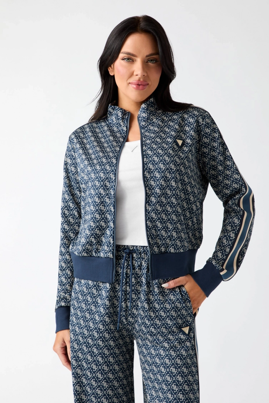 Guess Allover Kadın Aktif Sweatshirt
