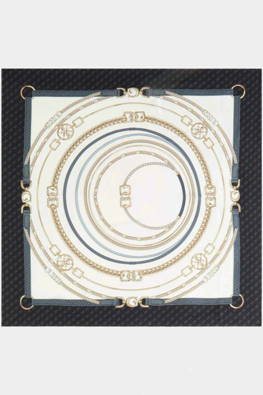 Guess 90x90 Kadın  Eşarp AW5458POL03-BLA
