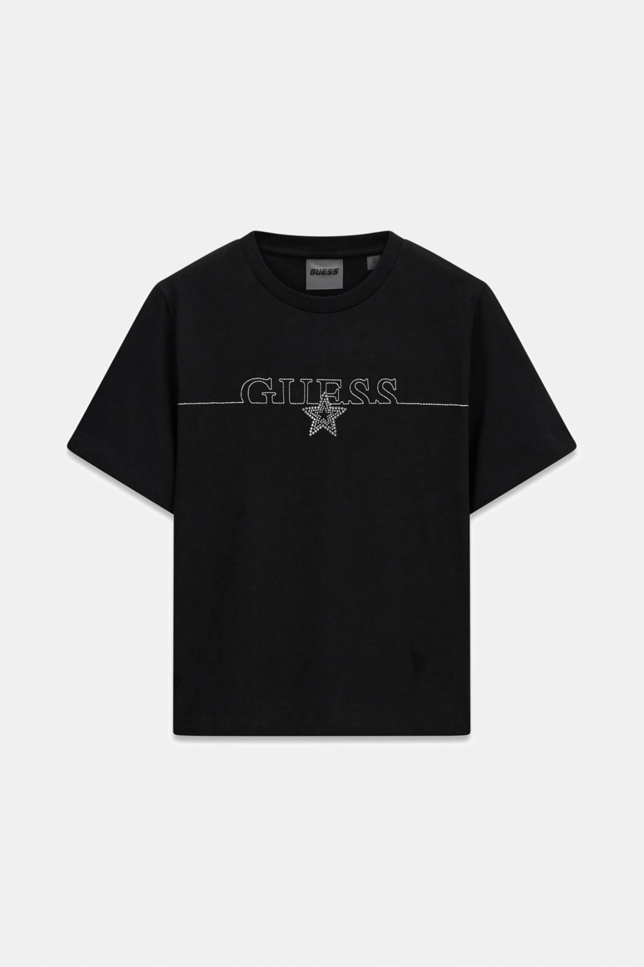 Guess Agena Kısa Kollu Kadın Siyah T-shirt V6YI05K4272-JBLK