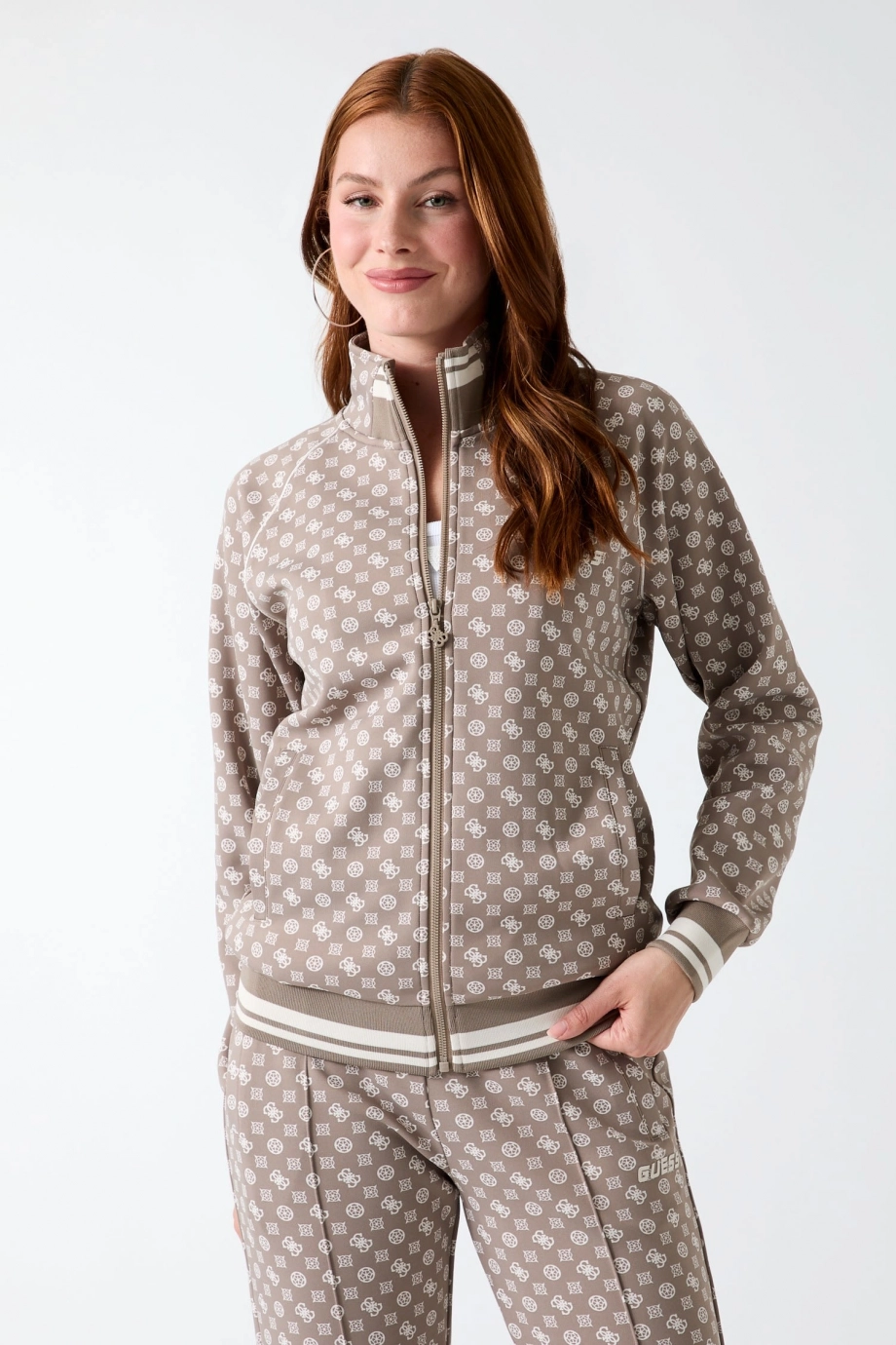 Guess Aggie Kadın Aktif Scuba Sweatshirt
