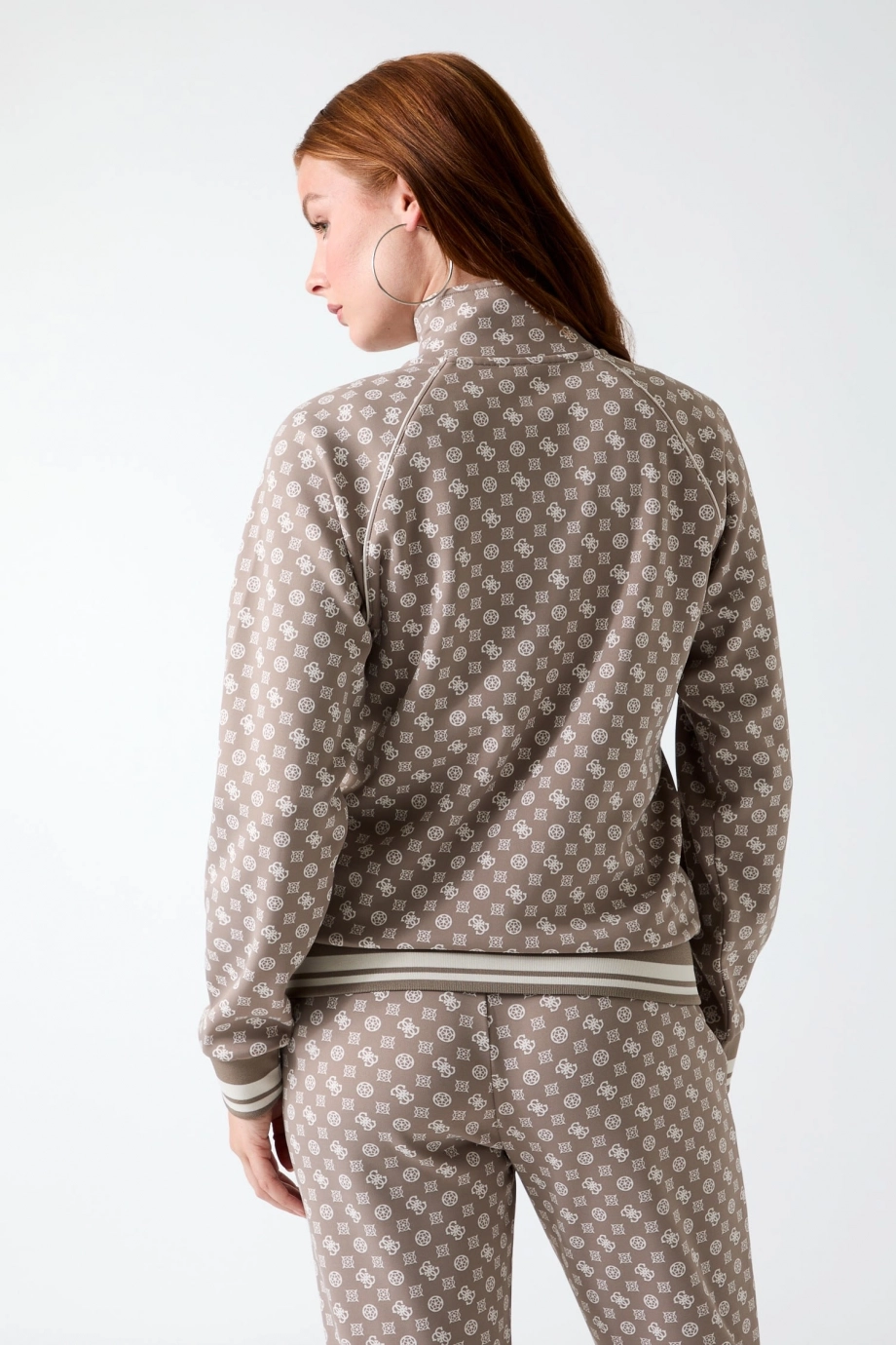 Guess Aggie Kadın Aktif Scuba Sweatshirt