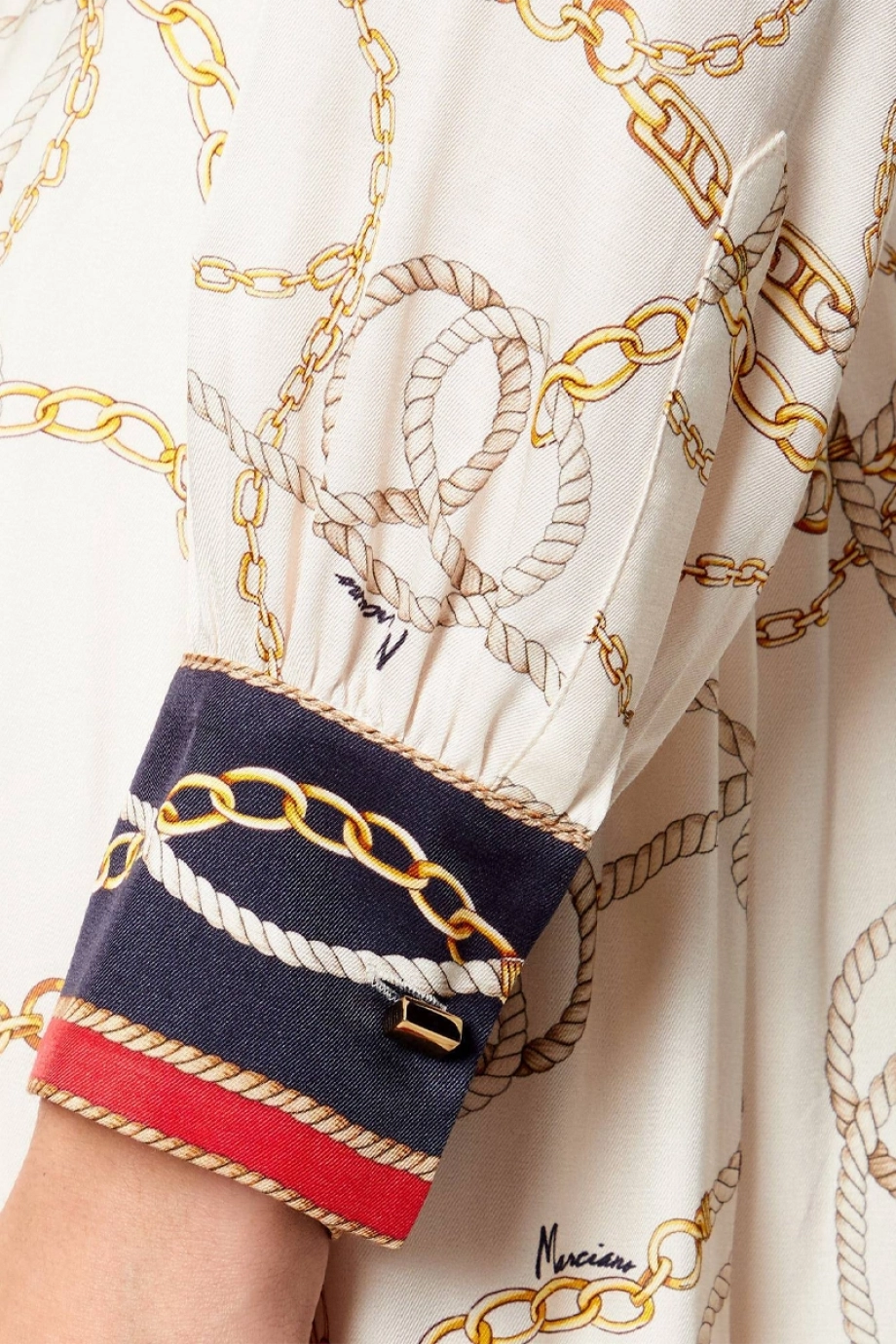 Guess Amanda Gömlek Yaka Kadın Çok Renkli Elbise 6RGK337439A-PM6Z