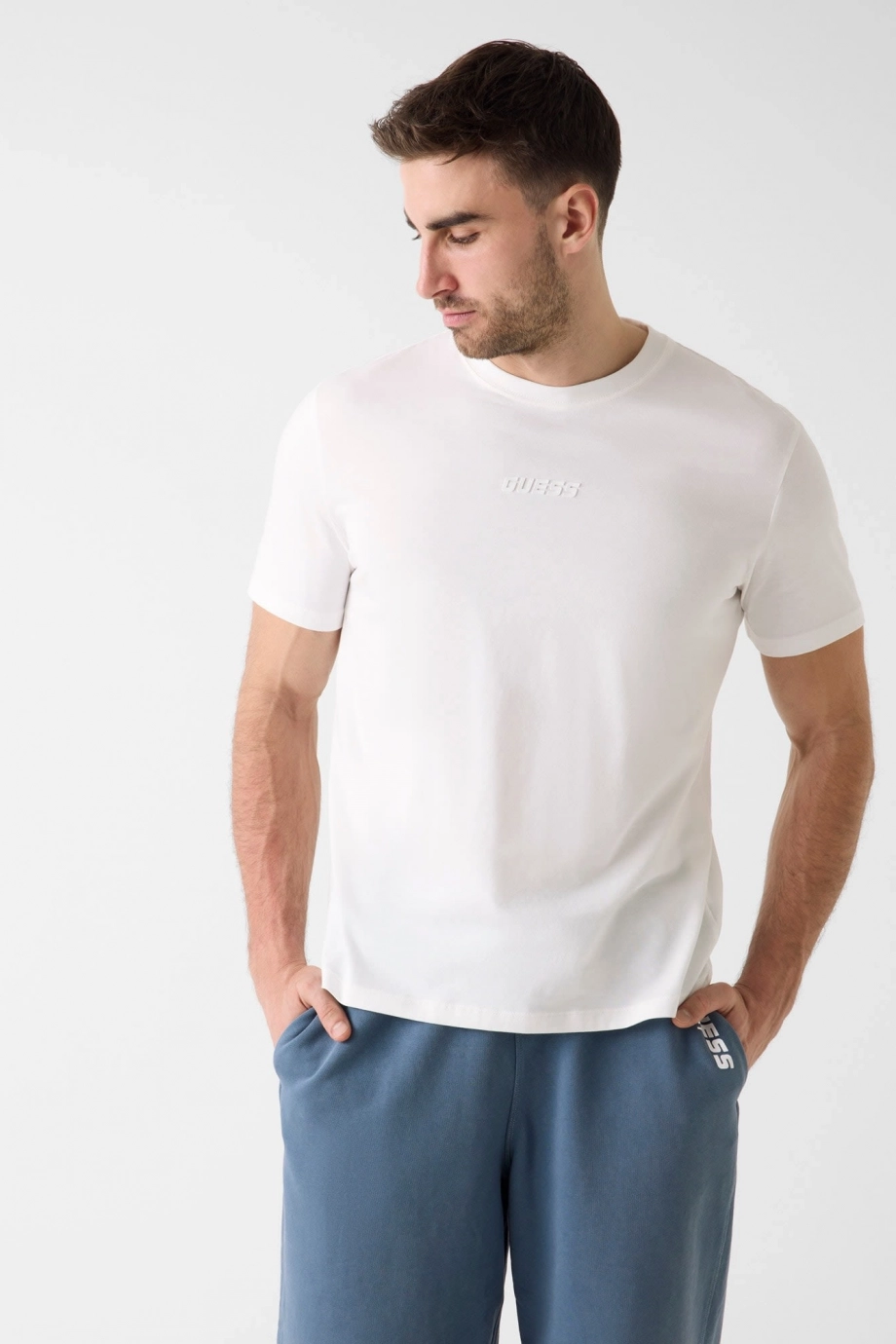 Guess Ambrogio Erkek Aktif Regular Fit T-Shirt