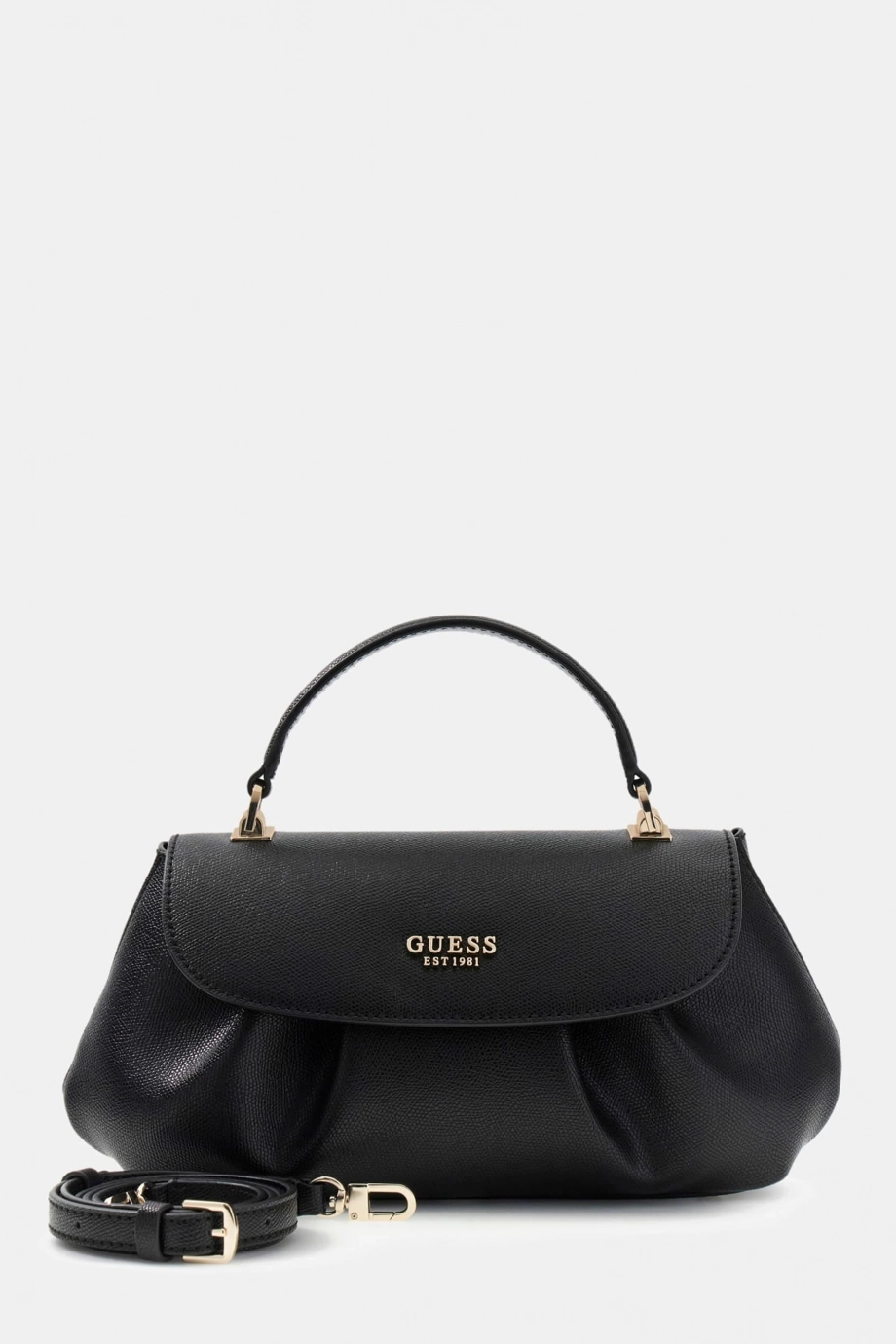 Guess Amorette Üstten Saplı Kapaklı Kadın Siyah El Çantası HWBG7898190-BLA
