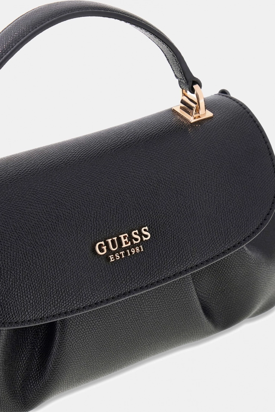 Guess Amorette Üstten Saplı Kapaklı Kadın Siyah El Çantası HWBG7898190-BLA