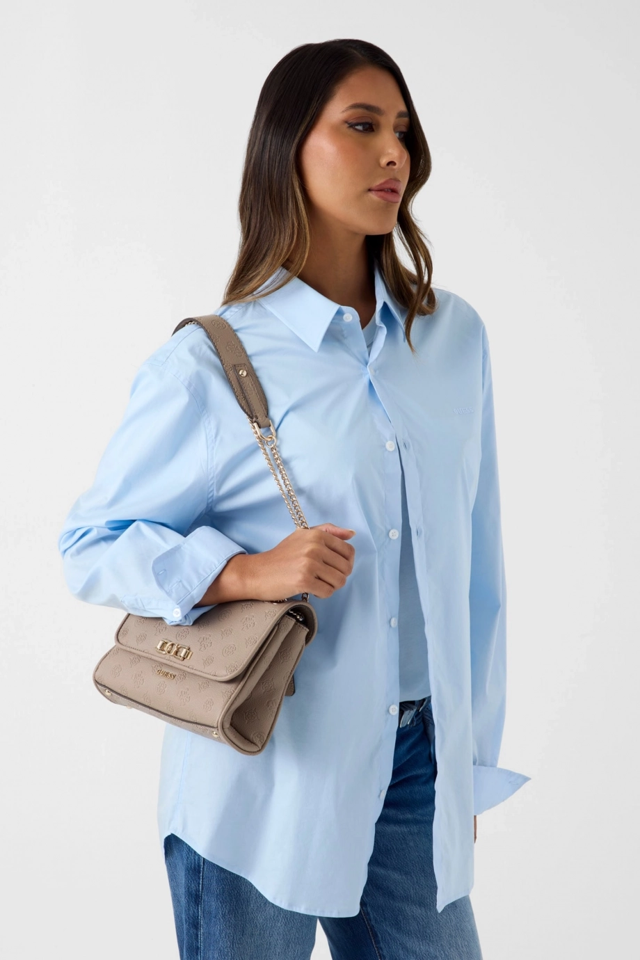 Guess Anise Dönüştürülebilir Kadın  Omuz Çantası HWPD9916210-DKO