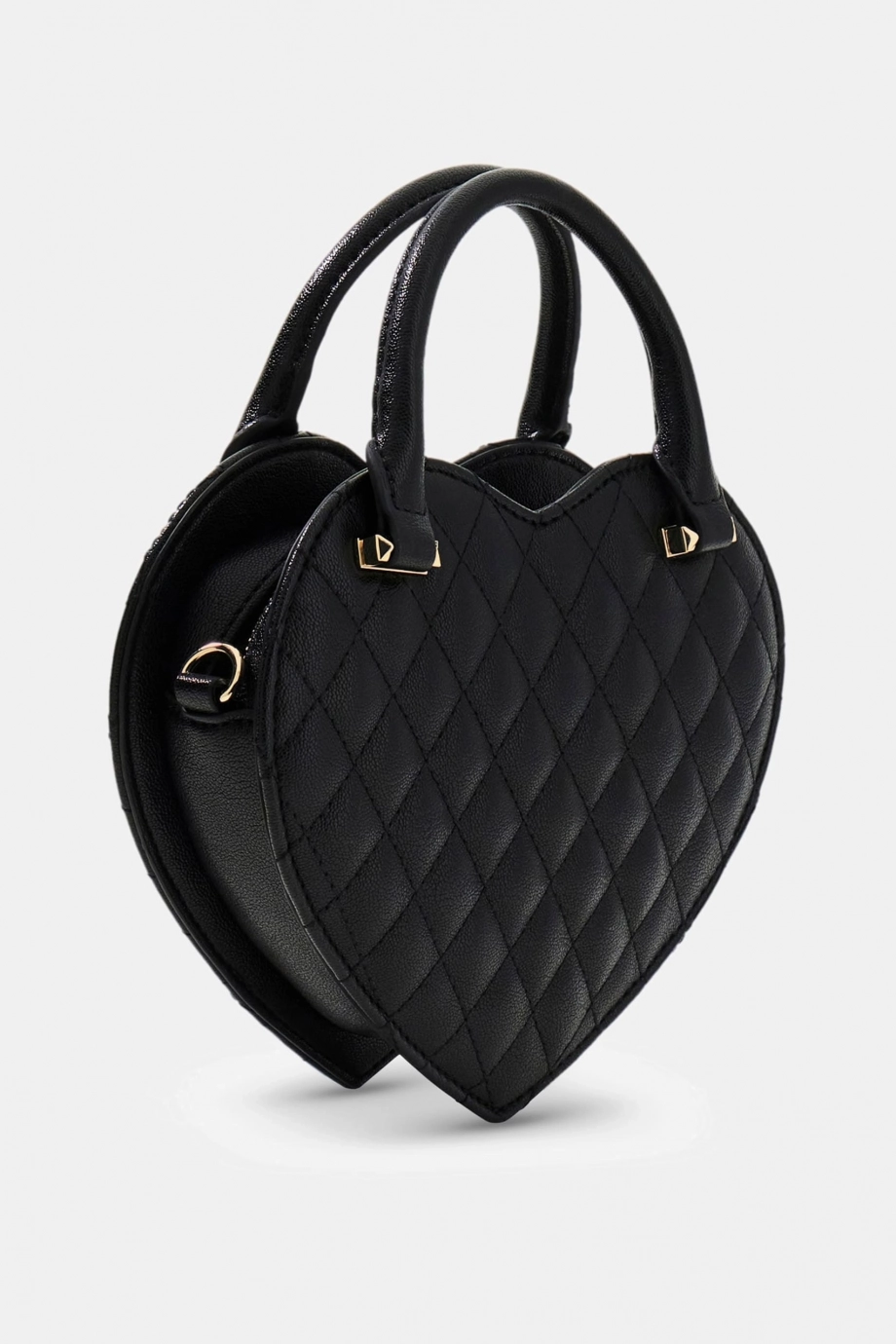 Guess Atabey Kalp Şekilli Kadın Siyah El Çanta HWQG9894770-BLA