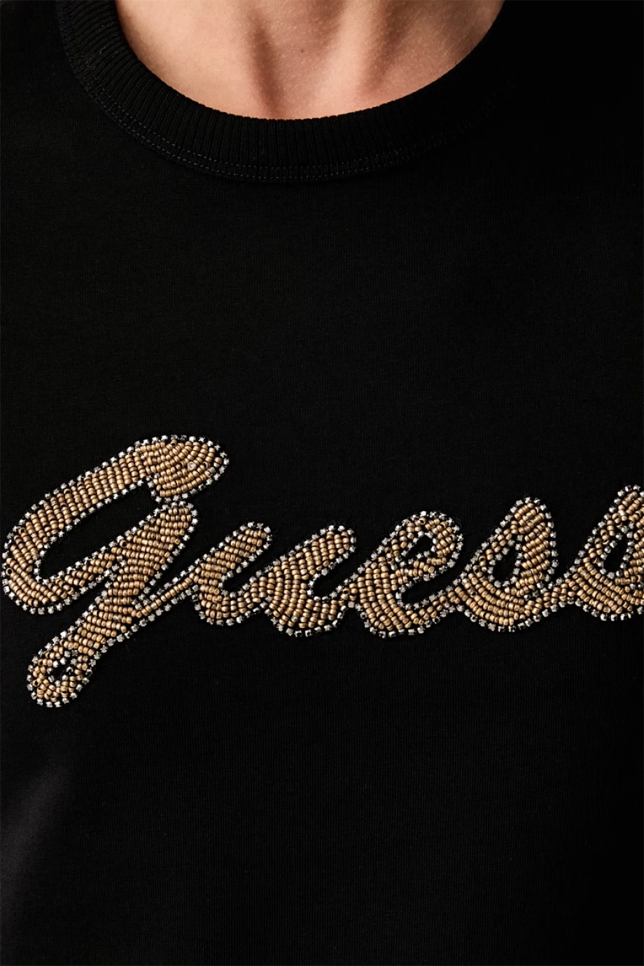 Guess Beads Kadın Regular Fit T-Shirt