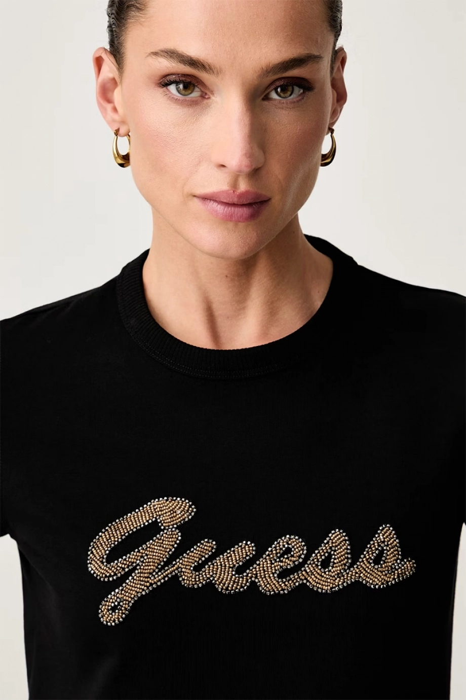 Guess Beads Kadın Regular Fit T-Shirt