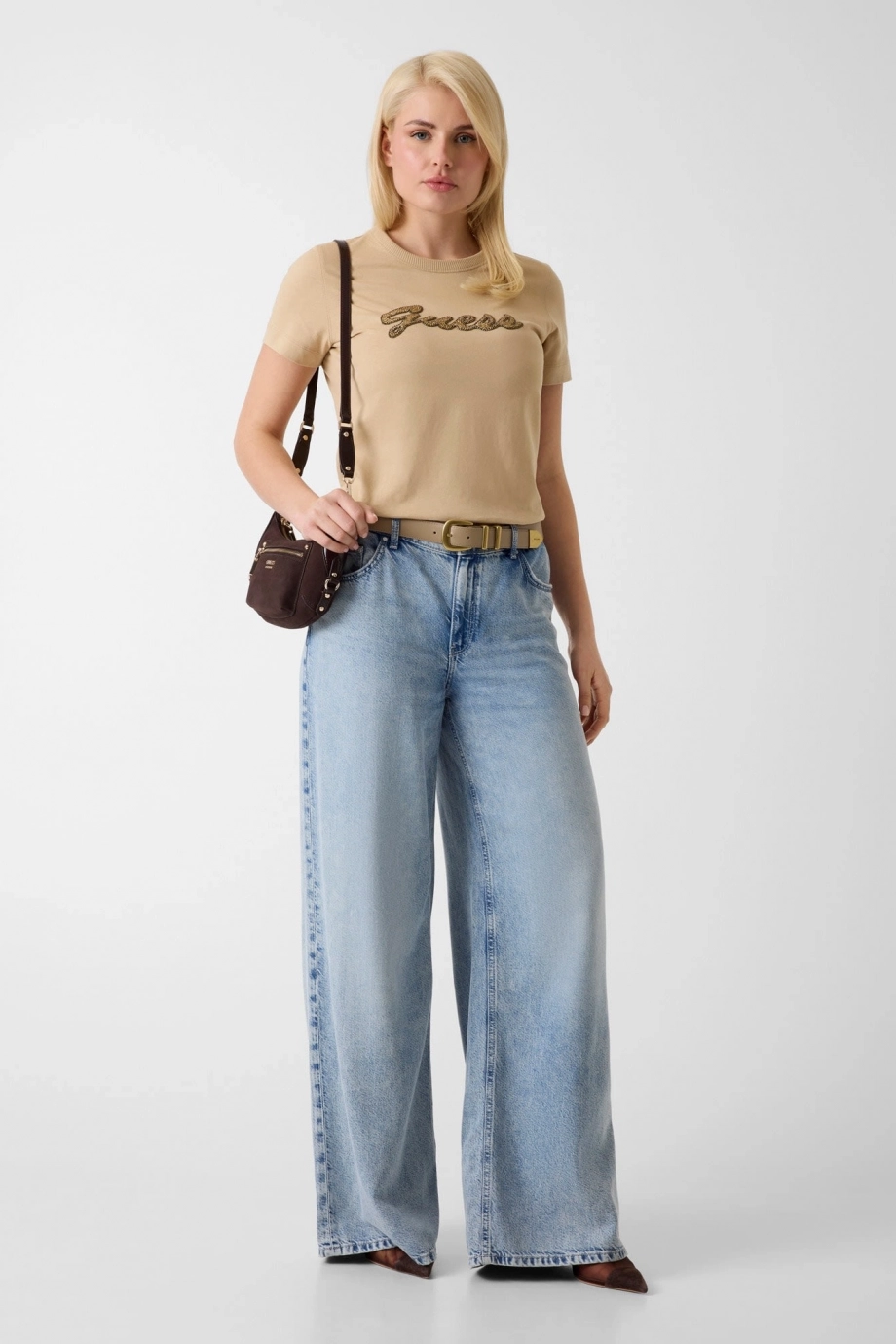 Guess Beads Kadın Regular Fit T-Shirt