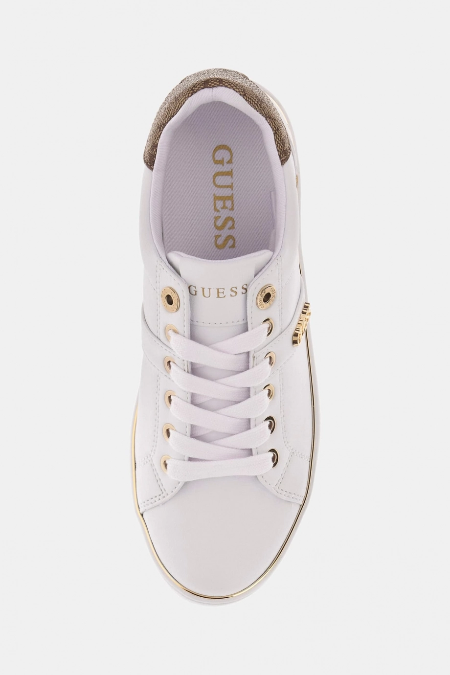 Guess Britz Kadın Beyaz Sneaker FLFBTZELE12-WHITE