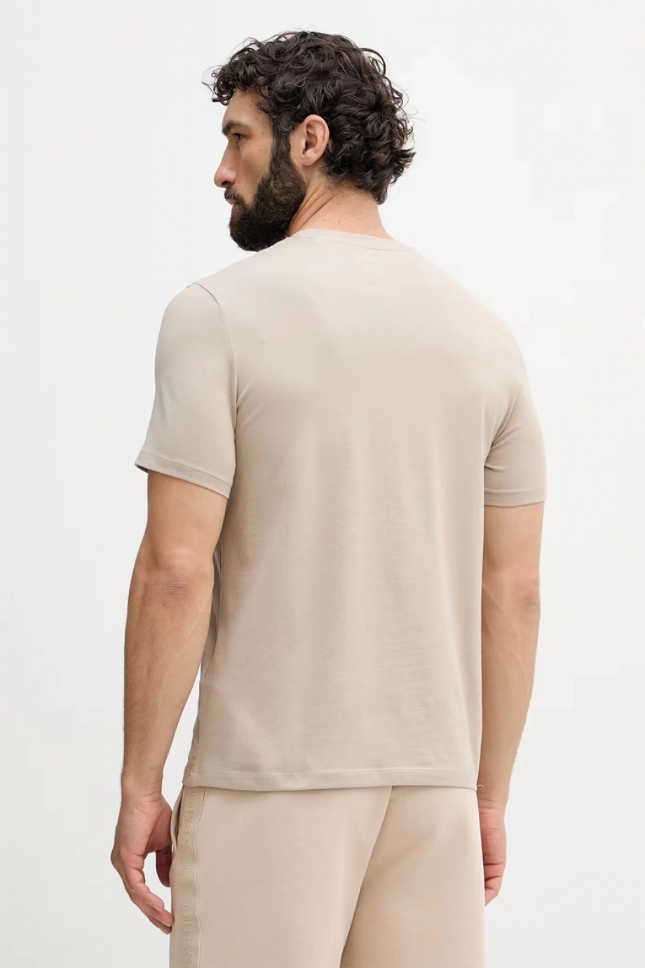 Guess Bruce Erkek Aktif Regular Fit T-Shirt