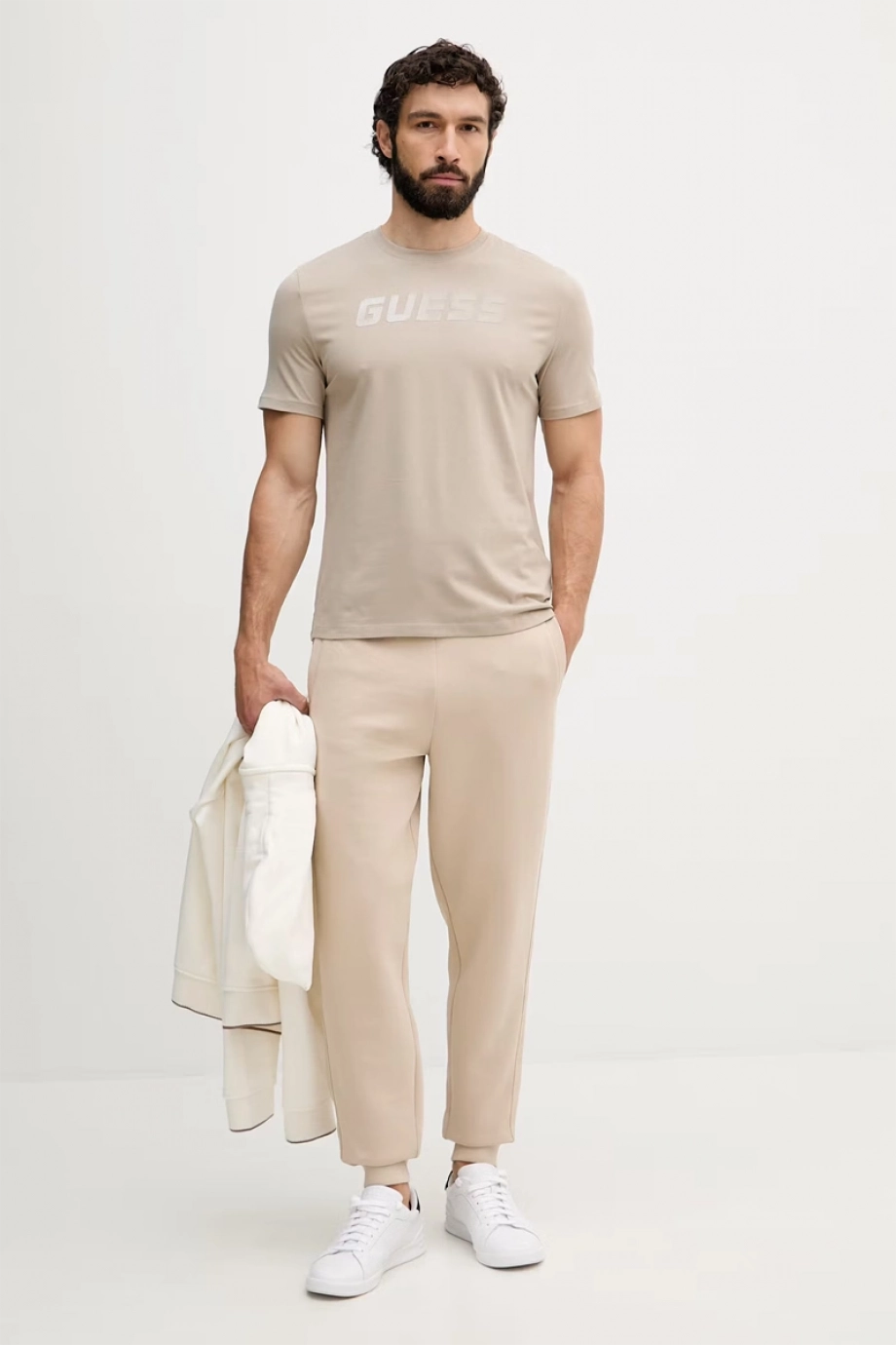 Guess Bruce Erkek Aktif Regular Fit T-Shirt