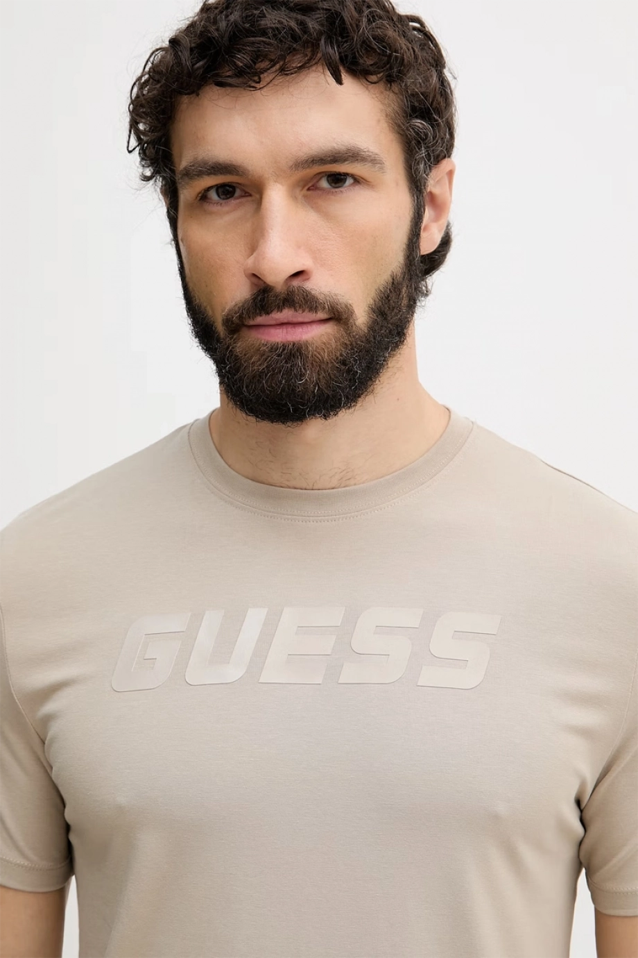 Guess Bruce Erkek Aktif Regular Fit T-Shirt