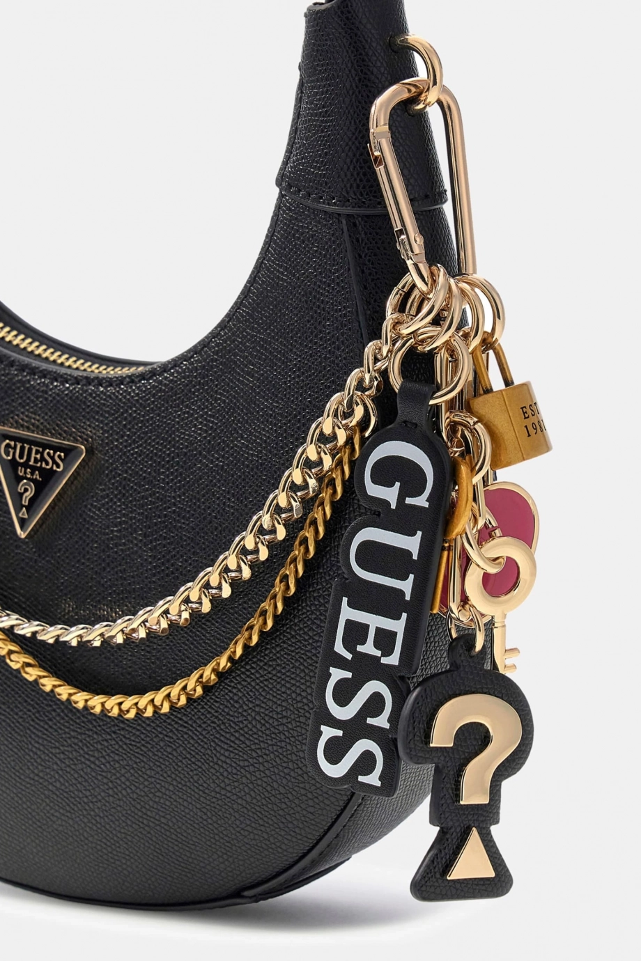 Guess Davina Omuz Kadın Siyah Omuz Çantası HWBG9899180-BLA