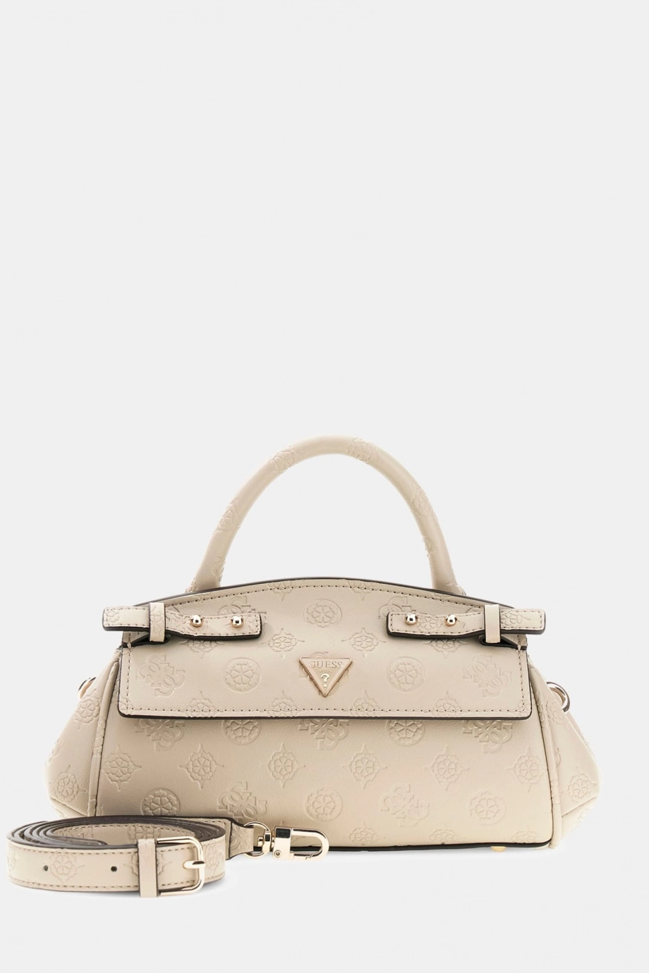 Guess Diana Küçük Üstten Saplı Kapaklı Kadın Krem El Çantası HWPD9727760-LUG