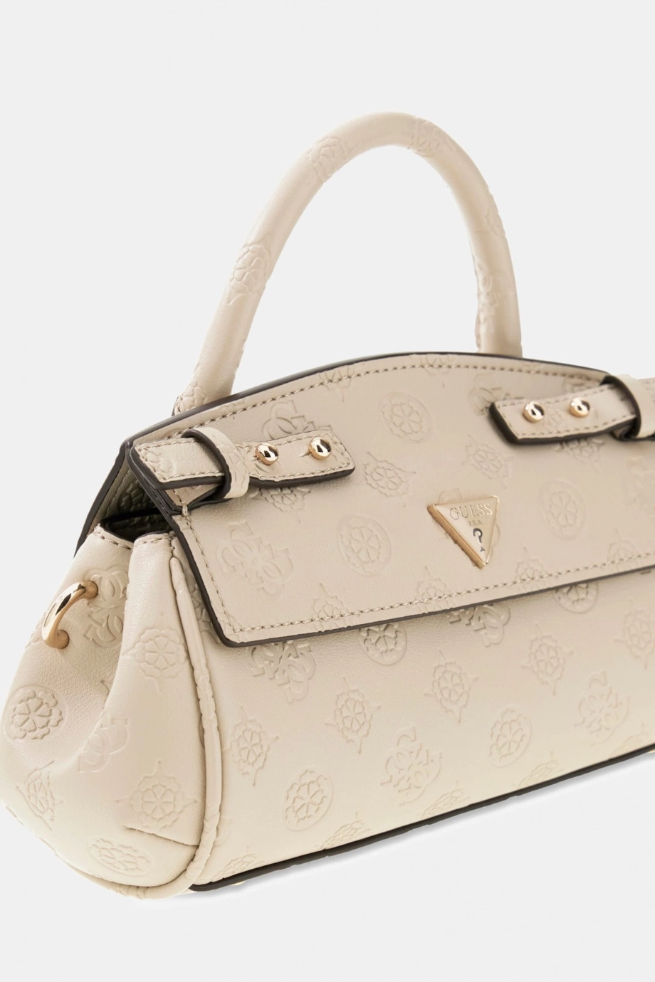 Guess Diana Küçük Üstten Saplı Kapaklı Kadın Krem El Çantası HWPD9727760-LUG