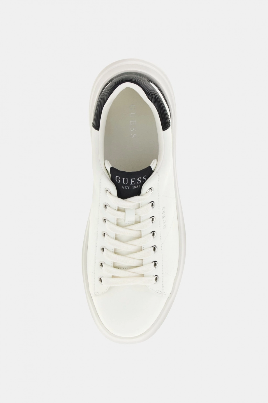 Guess Elba Erkek Deri Beyaz Sneaker