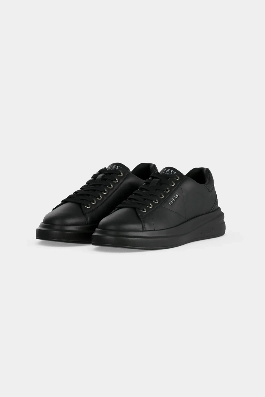 Guess Elba Erkek Deri Siyah Sneaker