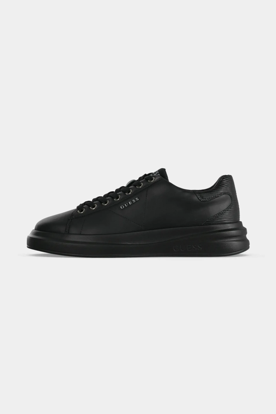 Guess Elba Erkek Deri Siyah Sneaker