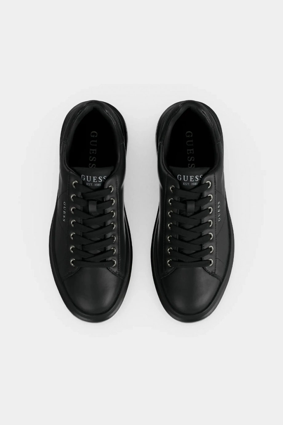 Guess Elba Erkek Deri Siyah Sneaker