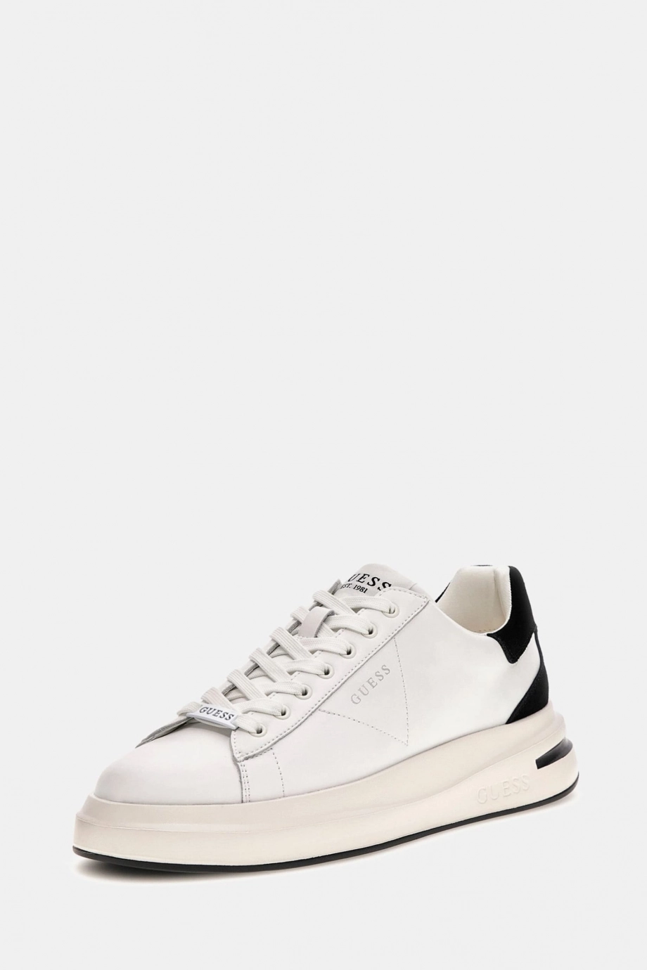 Guess Elba Erkek Siyah Sneaker FMFLBALEA12-WHIBK