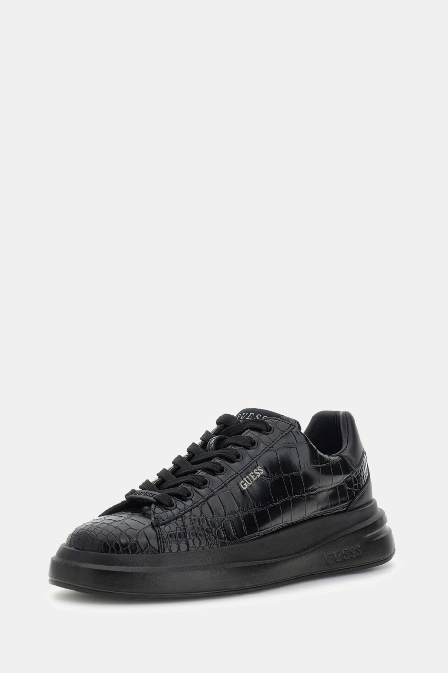 Guess Elba Erkek Siyah Sneaker FMPELAELE12-BLACK