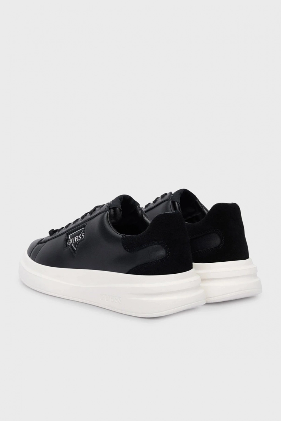 Guess Elban Erkek Siyah Deri Sneaker FMFBANLEL12-BLACK