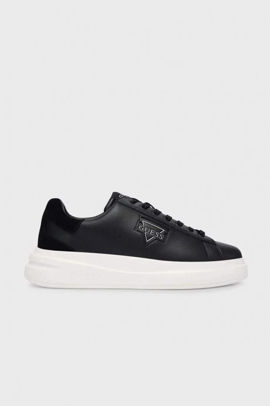 Guess Elban Erkek Siyah Deri Sneaker FMFBANLEL12-BLACK