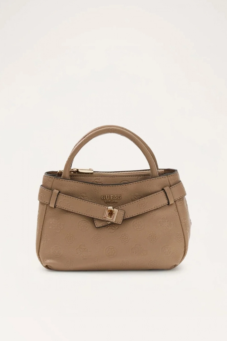 Guess Ella Logolu Küçük Kadın Bej El Çantası HWPD9746760-BIO