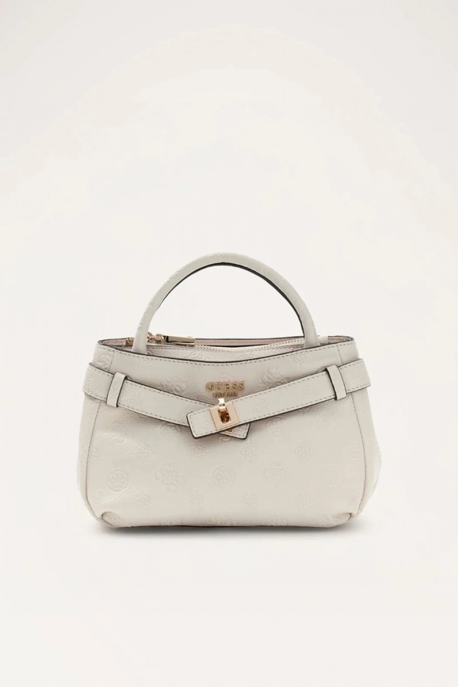 Guess Ella Logolu Küçük Kadın Ekru El Çantası HWPD9746760-STL