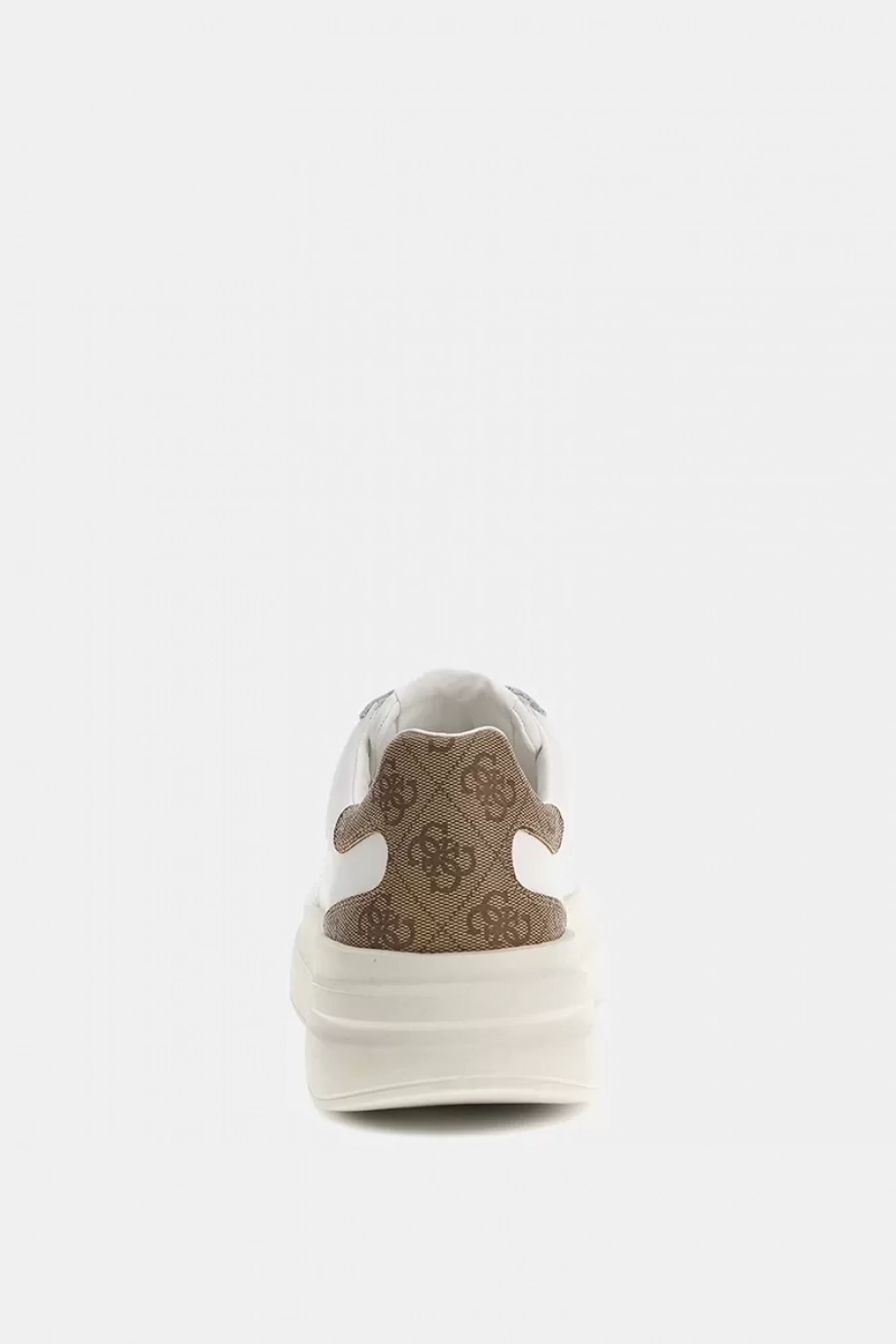 Guess Elba Erkek Beyaz/Bej Deri Sneaker FMPVIBLEA12-WBEIB