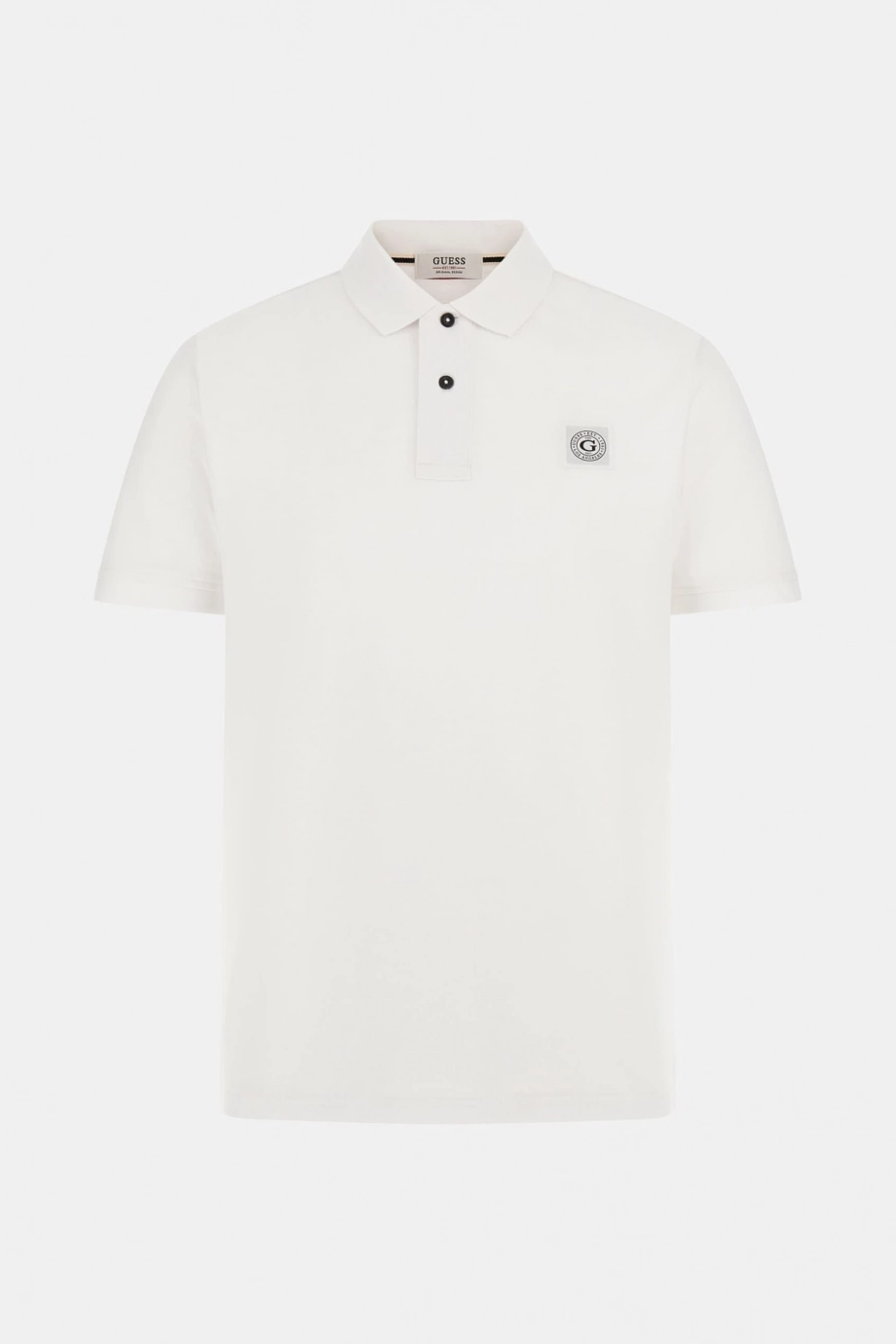 Guess Washed Erkek Beyaz Slim Fit Polo T-Shirt M2YP24KC9T1-G011