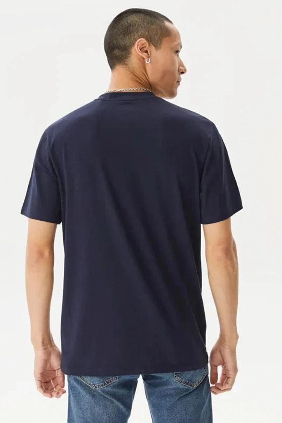 Guess HEDLEY SS T-SHIRT Erkek Lacivert T-shirt Z2YI12JR06K-G7V2