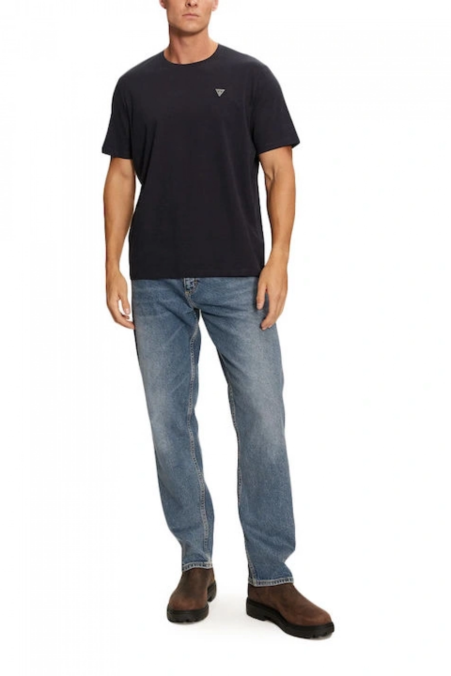 Guess SS CN PATCH TEE Erkek Lacivert T-shirt M4YI0AKCCM1-G7V2