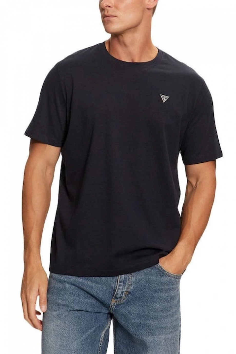 Guess SS CN PATCH TEE Erkek Lacivert T-shirt M4YI0AKCCM1-G7V2