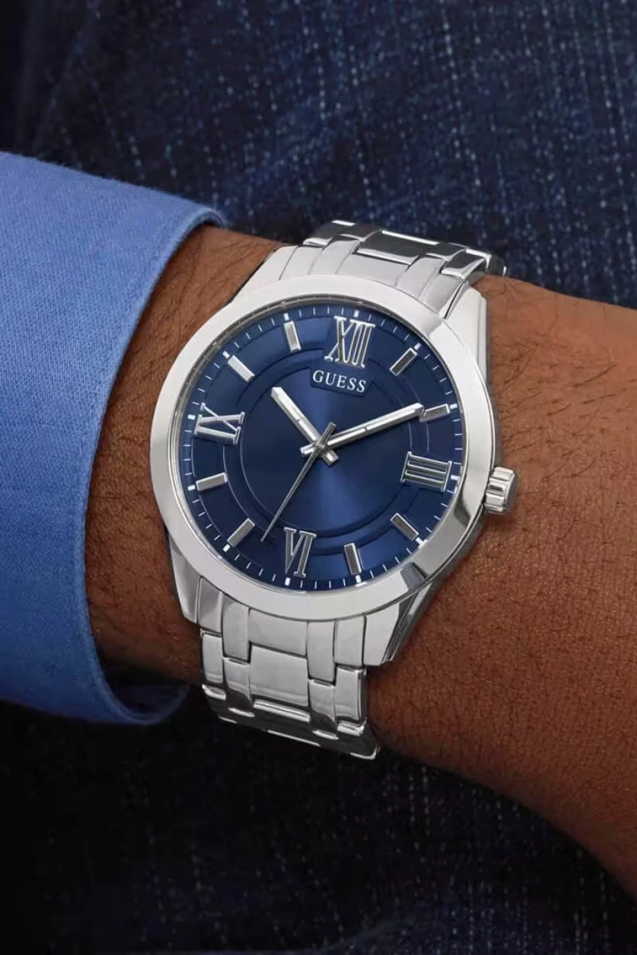 Guess Erkek Metalik Kol Saati GUGW1008G1