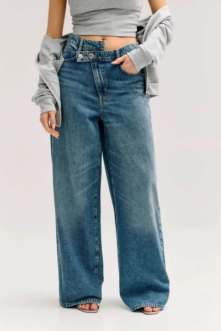 Guess Gina Kadın Palazzo Fit Jean