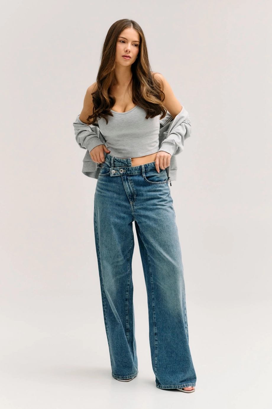 Guess Gina Kadın Palazzo Fit Jean