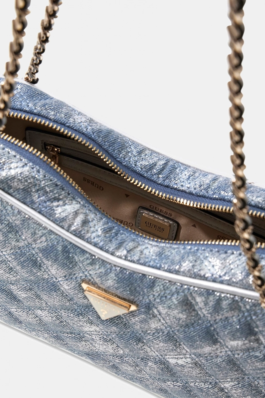 Guess Giully II Kadın Mavi Omuz Çantası HWDG9673090-MTD
